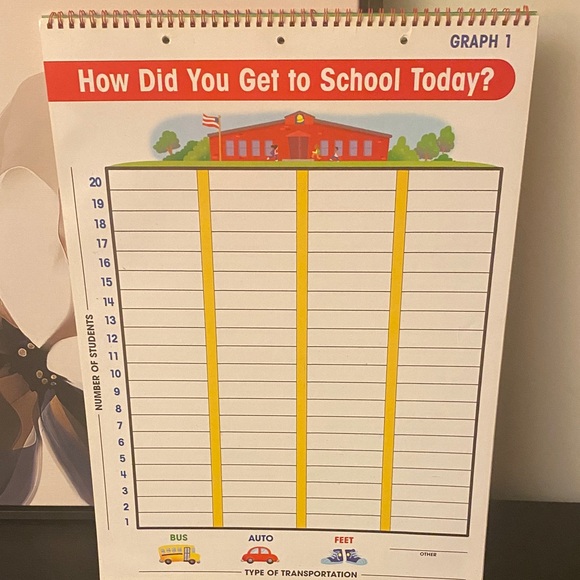Scholastic Write-On/Wipe-Off Graphs and Organizers Set - Picture 2 of 12